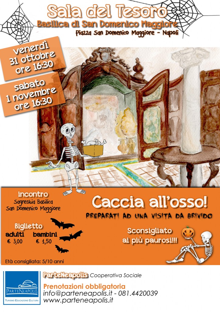 Locandina Caccia all'osso - Halloween 2014 - Sala